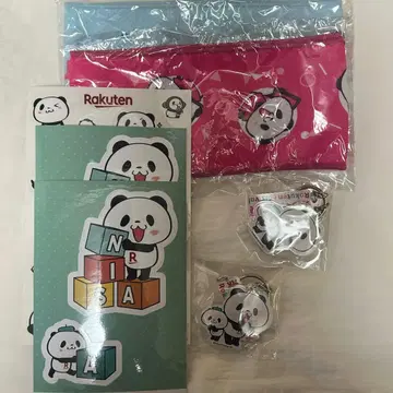 쇼핑 팬더 키링 씰 타월 세트 쇼핑 팬더