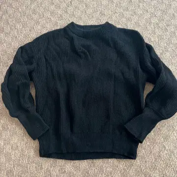 말 유나이티드 애로우즈 블랙 니트 스웨터