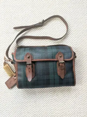 새상품급 폴로 랄프로렌 숄더백 pvc 체크