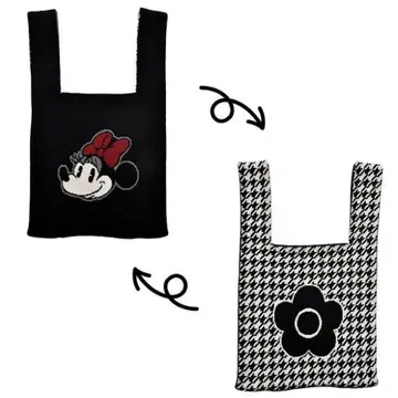 MARY QUANT 토트백 니트 Minnie Collection
