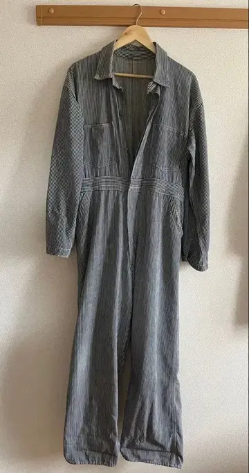 40s 오버롤 올인원 히코리