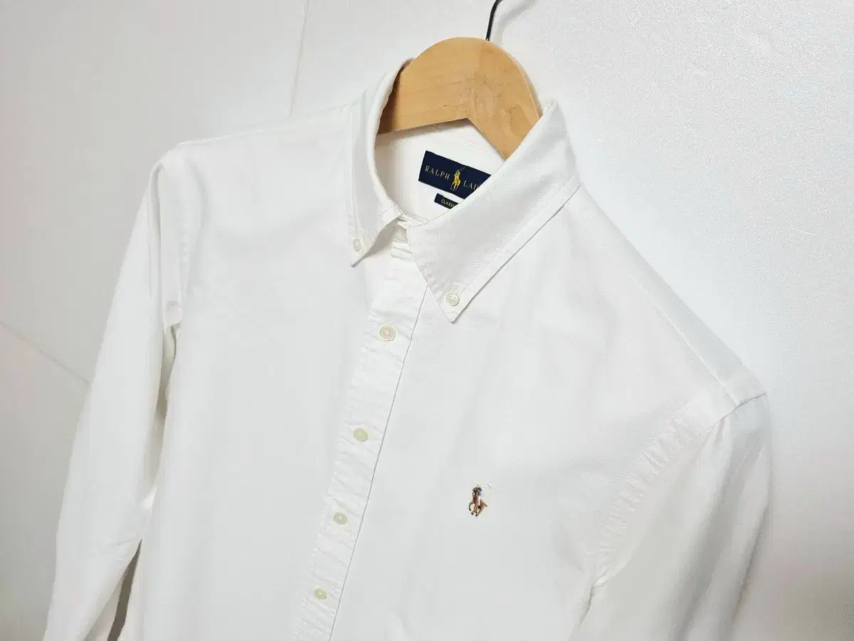 Men's Polo Ralph Lauren White Oxford Multi-Pony Long-Sleeve Shirt Oxford