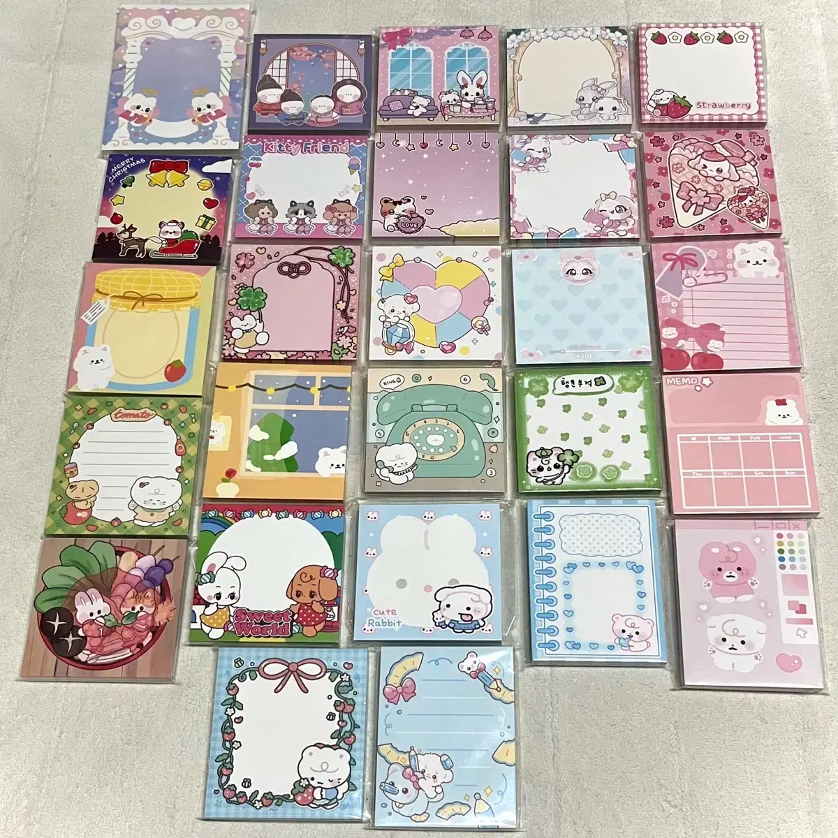 5x Inclusion Sticky Notes, 27 Volumes, Bulk Disposal, Organization, Packaging Supplies, Open Random Box, Sticky Memo Pad, Diary Decoration