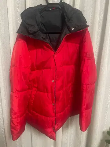 타미힐피거 다운 자켓 후드 부착