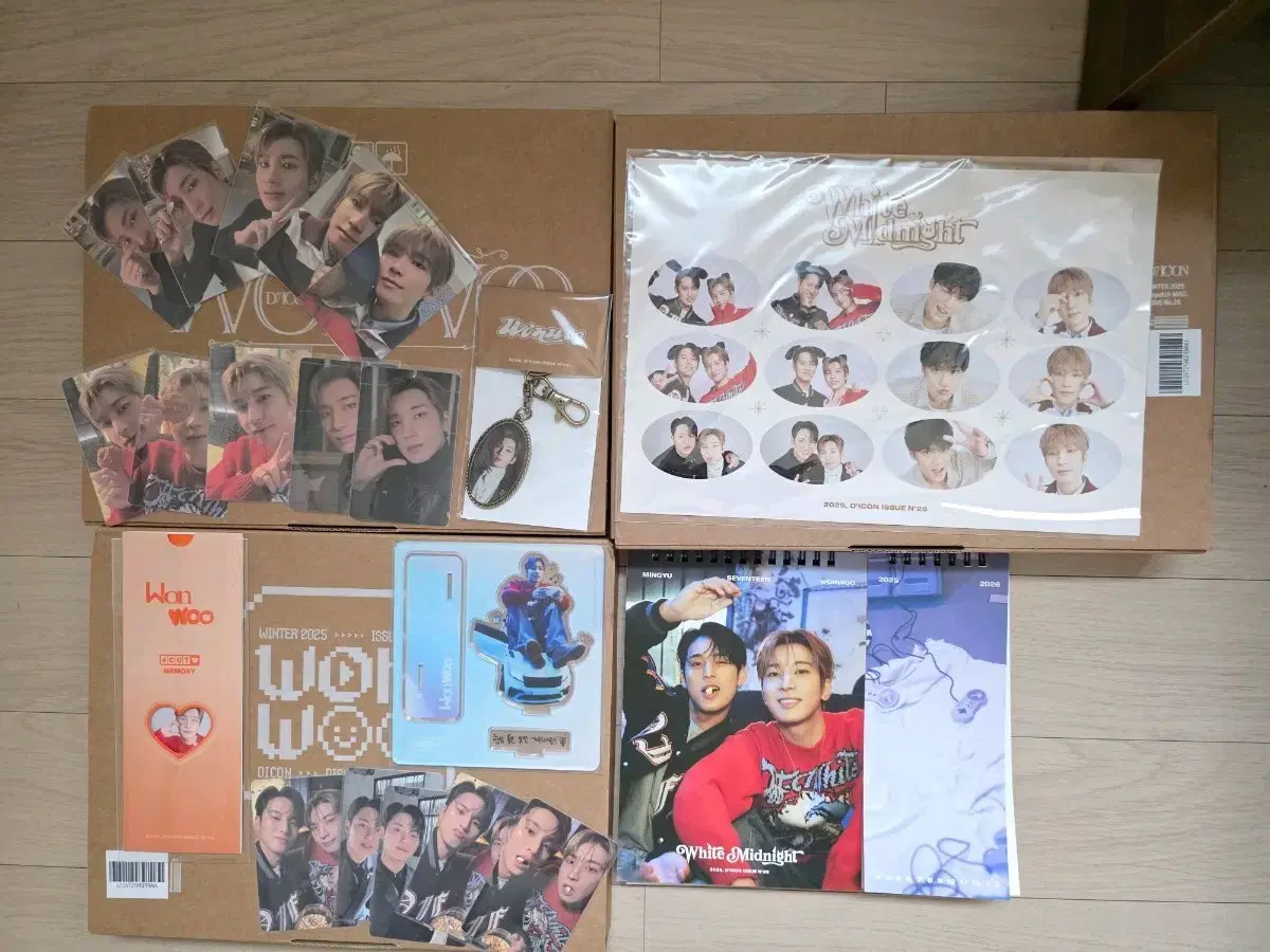 Seventeen Wonwoo Mingyu Dicon (unsealed) full set wts