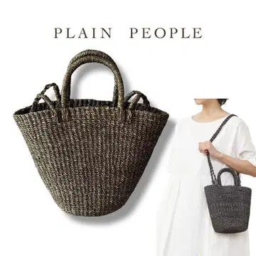 PLAIN PEOPLE 바스켓백 다크 브라운