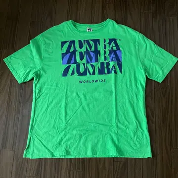 줌바 정품 T셔츠 그린라이트 XS