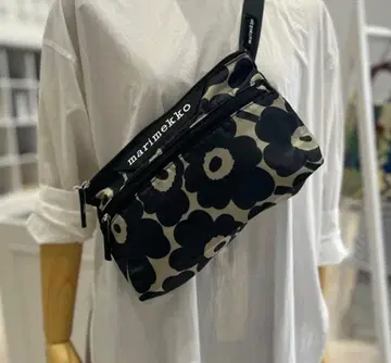 marimekko 숄더백 블랙 베이지 우니코
