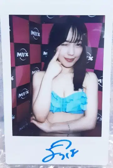 초절정 레어 이벤트 한정품 코미나토 요츠하 친필 사인 폴라로이드 5