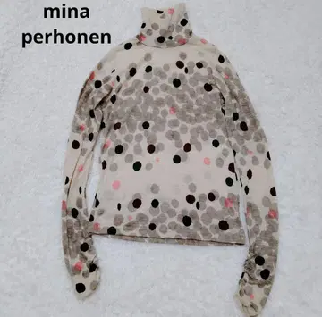 미나 페르호넨 울 터틀 상의 도트 glimmer