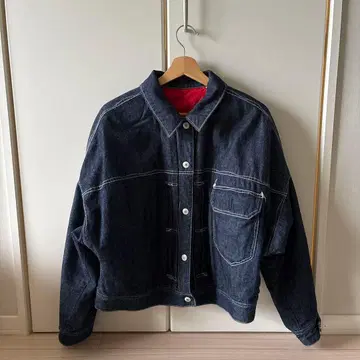 Levi's Red 리버서블 데님 퀼팅 자켓