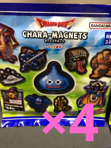 드래곤 퀘스트 캐릭터 마그넷 4개 세트