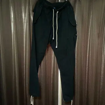 Goodon (굿온) 헤비 저지 트라우저 블랙