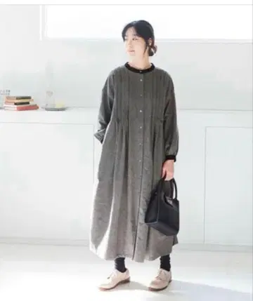 TUTIE 코튼 혼방 기모 2way 원피스