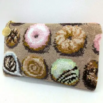 [컨디션 최상] 페이러 러브러리 도넛 플랫 파우치 카드 케이스