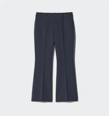 유니클로 스마트 플레어 팬츠 블랙 S