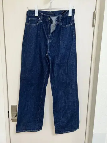 UNIQLO 와이드 스트레이트 청바지 NAVY 25
