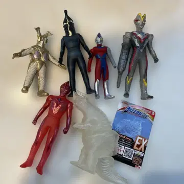 울트라맨, 괴수 소프트 비닐 세트 귀중한 한정판 소프트 비닐 포함