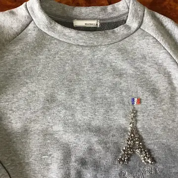 BEATRICE 에펠탑 자수 트레이닝복 그레이