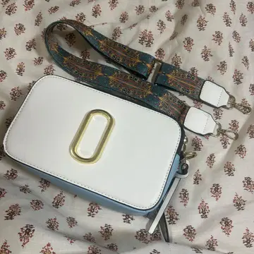 화이트 핑크 숄더백