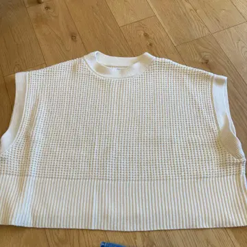 STYLEMIXER 니트 베스트 화이트