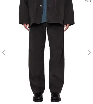 PORT BY ARK 코듀로이 커브 트라우저