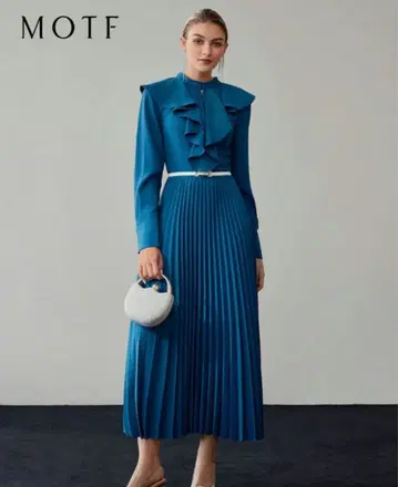 플리츠 원피스 SHEIN MOTF