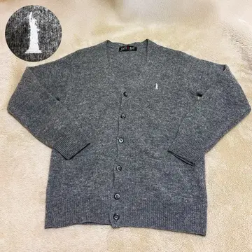 EAST BOY 그레이 가디건 울 9호 니트 이스트 보이