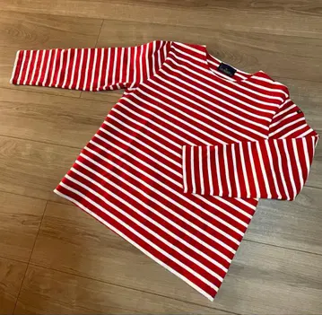 [ 새상품급 ] le minor 빨흰 스트라이프 긴팔 T셔츠