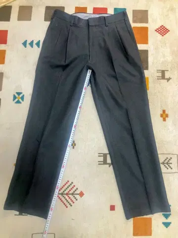 다크 그레이 가을, 겨울용 슬랙스 허리 85cm