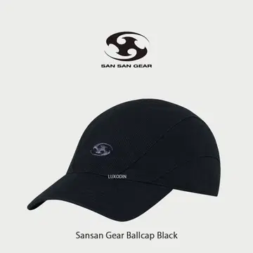 SAN SAN GEAR 볼캡 캡 블랙 블랙