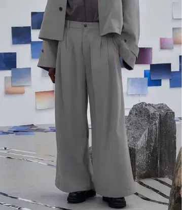 HARE DABO 루즈 와이드 팬츠 S