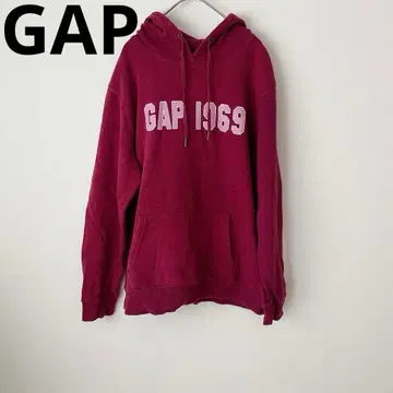 GAP 1969 후드 부착 후드티 [ L ] 갭 빨간색 레드 보아 안감