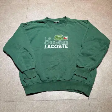 Lacoste 트레이닝복 맨투맨 그린 빈티지 90s 자수 5