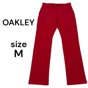OAKLEY SKULL 퍼포먼스 핏 레드 팬츠 JPN 31 M