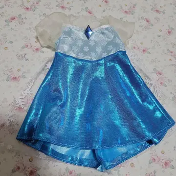 멜짱 파란 눈꽃 결정 드레스