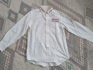 Nissan Nismo 화이트 긴팔 셔츠