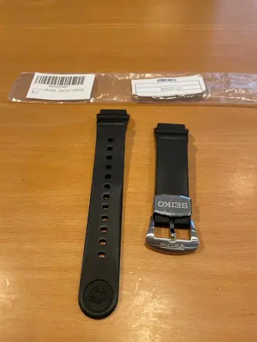 SEIKO 정품 실리콘 고무 벨트