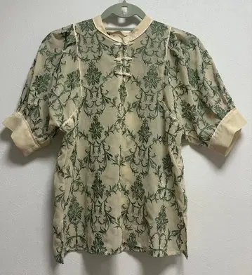 오리엔탈 자수 차이나 상의