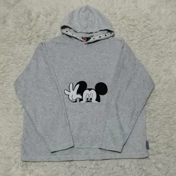 디즈니 후디 트레이닝복 미키마우스 L 라이트 그레이