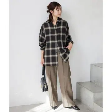 slobe iena PE SHARK 1턱 스트레이트 팬츠