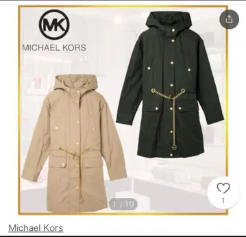 마이클코어스 체인 벨트 아노락 미사용 새상품