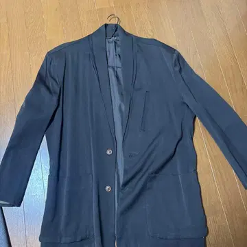 네이비 싱글 버튼 캐주얼 수트 M