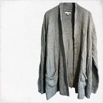 SONOMA 그레이 리브 가디건 XL