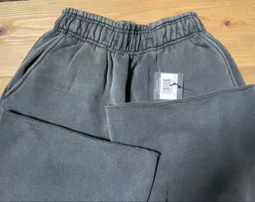 풀 스웨트 팬츠 M 워시드 블랙