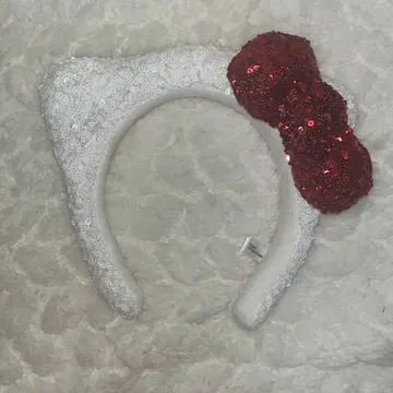 헬로키티 스팽글 머리띠