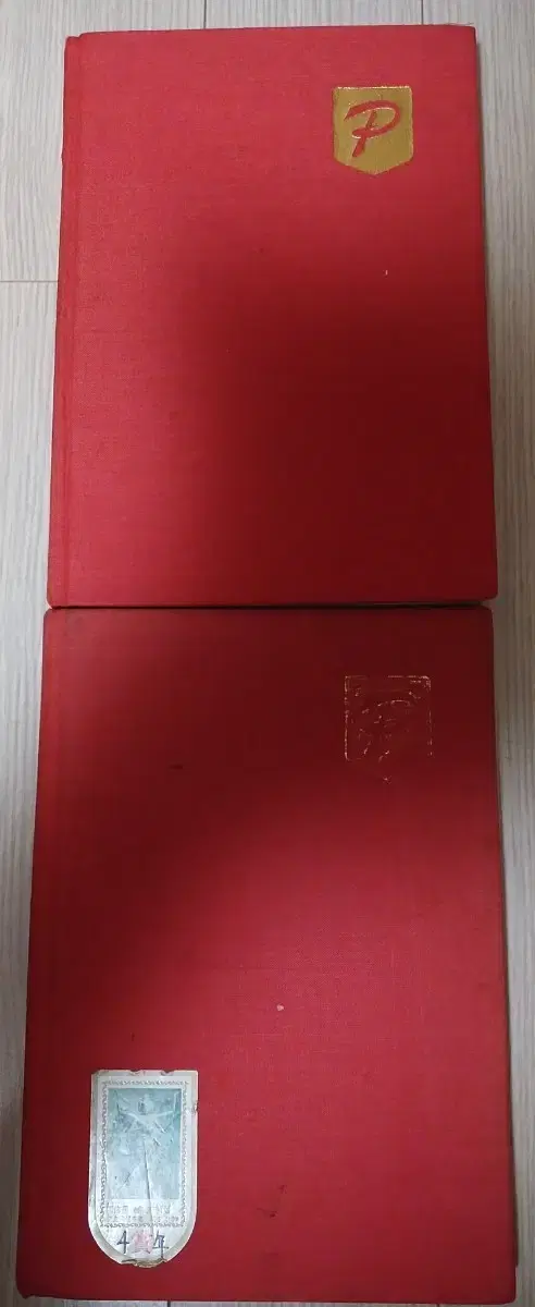 (M) Two old foreign small stamp books in bulk