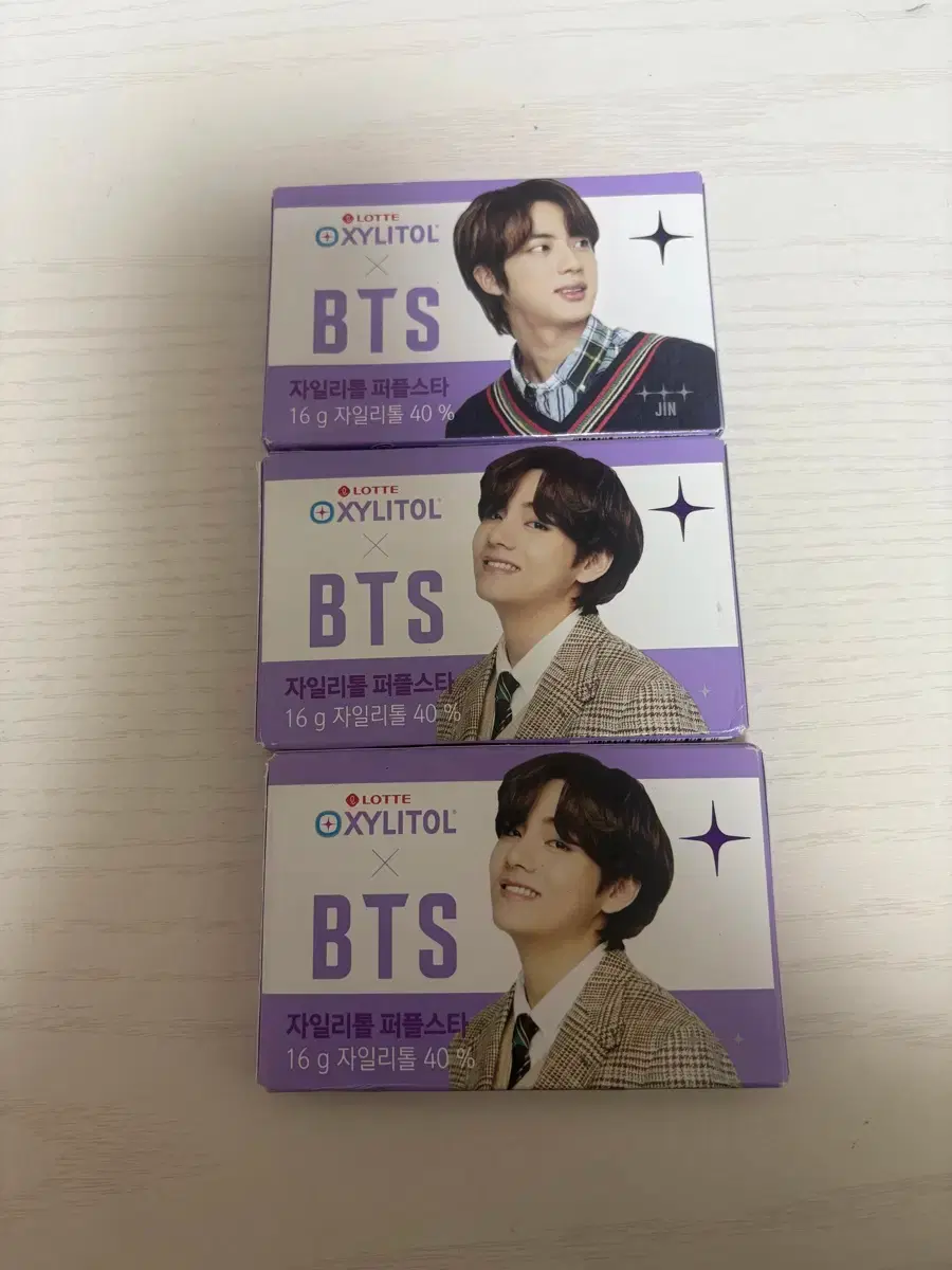 Lotte Xylitol Bts Purple Star