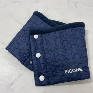 새상품급 Picone CLUB 로고 안감 플리스 충전솜 넥 워머