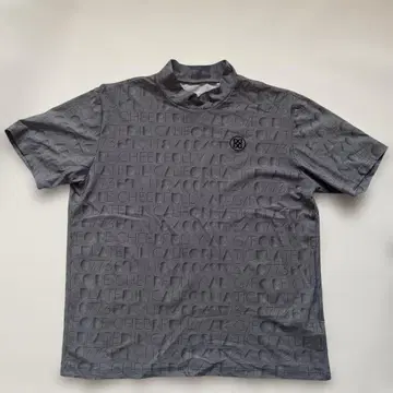 DG 로고 그레이 엠보싱 셔츠